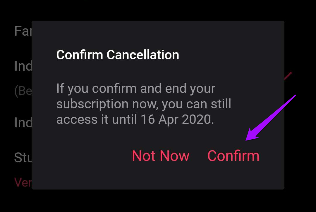 How to cancel apple music subscription