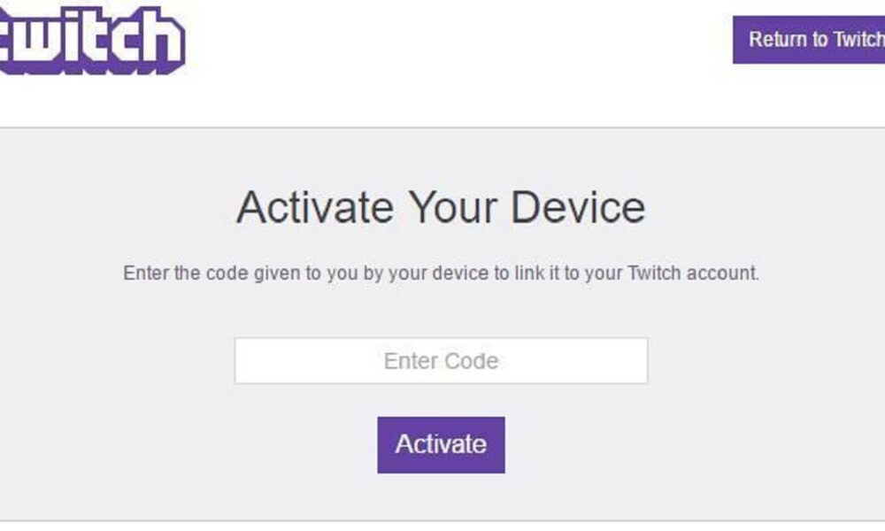 Https Www Twitch Tv Activate Device Code techsmagazine.com